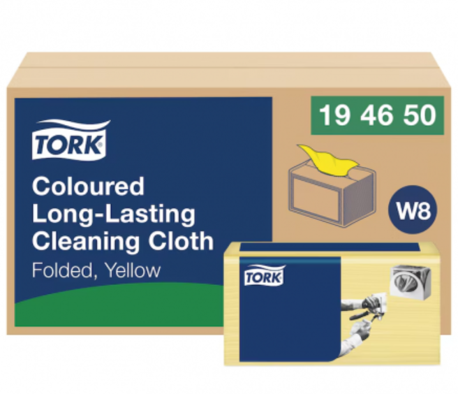 TORK W8 Yellow Long-Lasting Cleaning Cloth